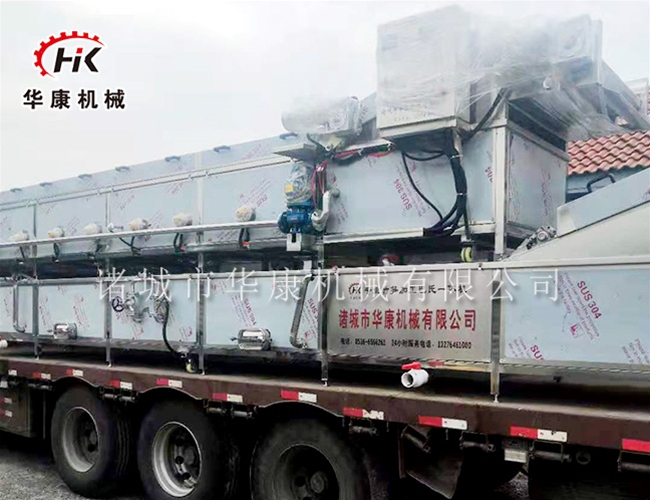 竹筍巴氏殺菌流水線裝車(chē)發(fā)貨